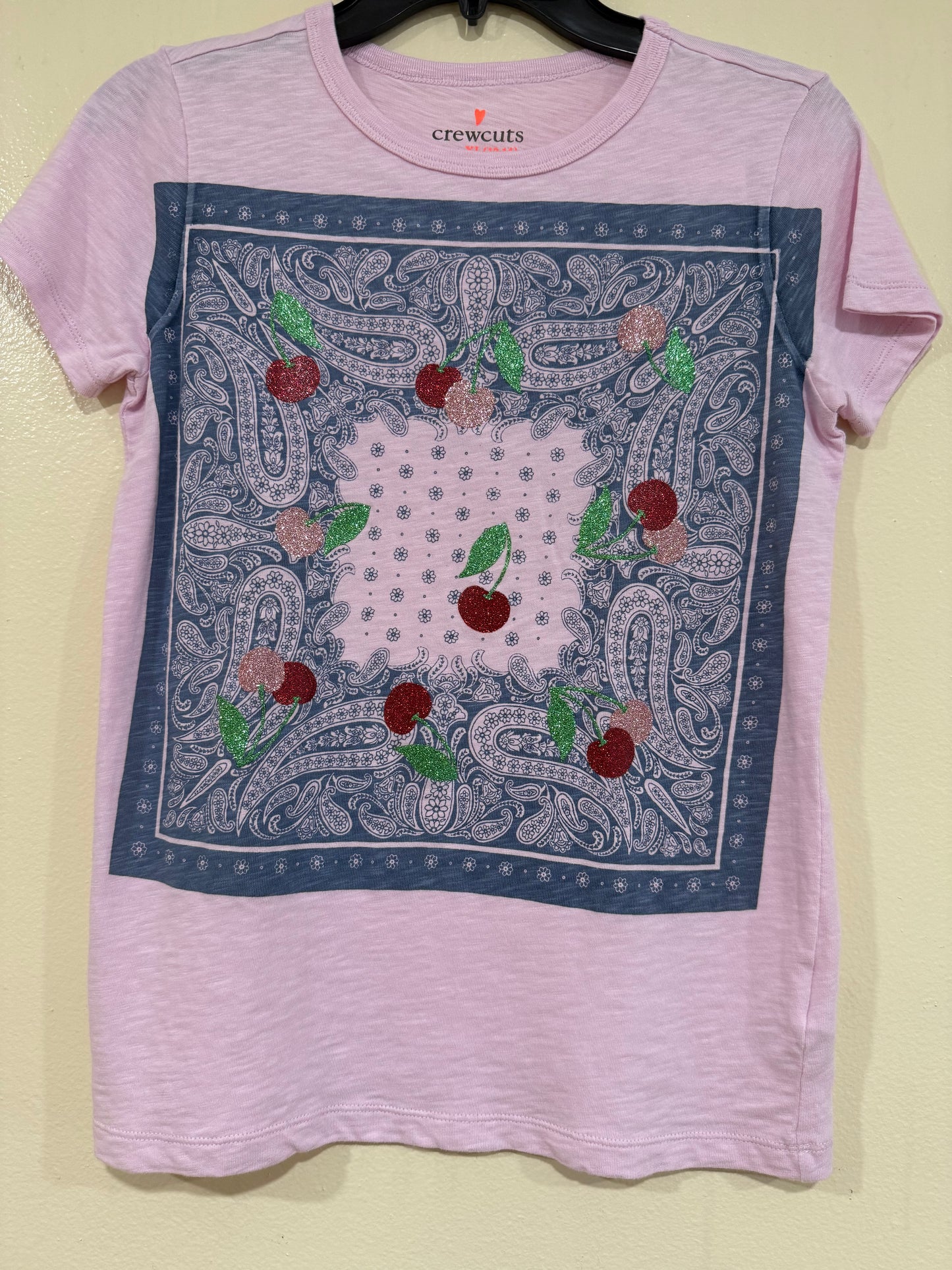 j crew jr's pink graphic t shirt