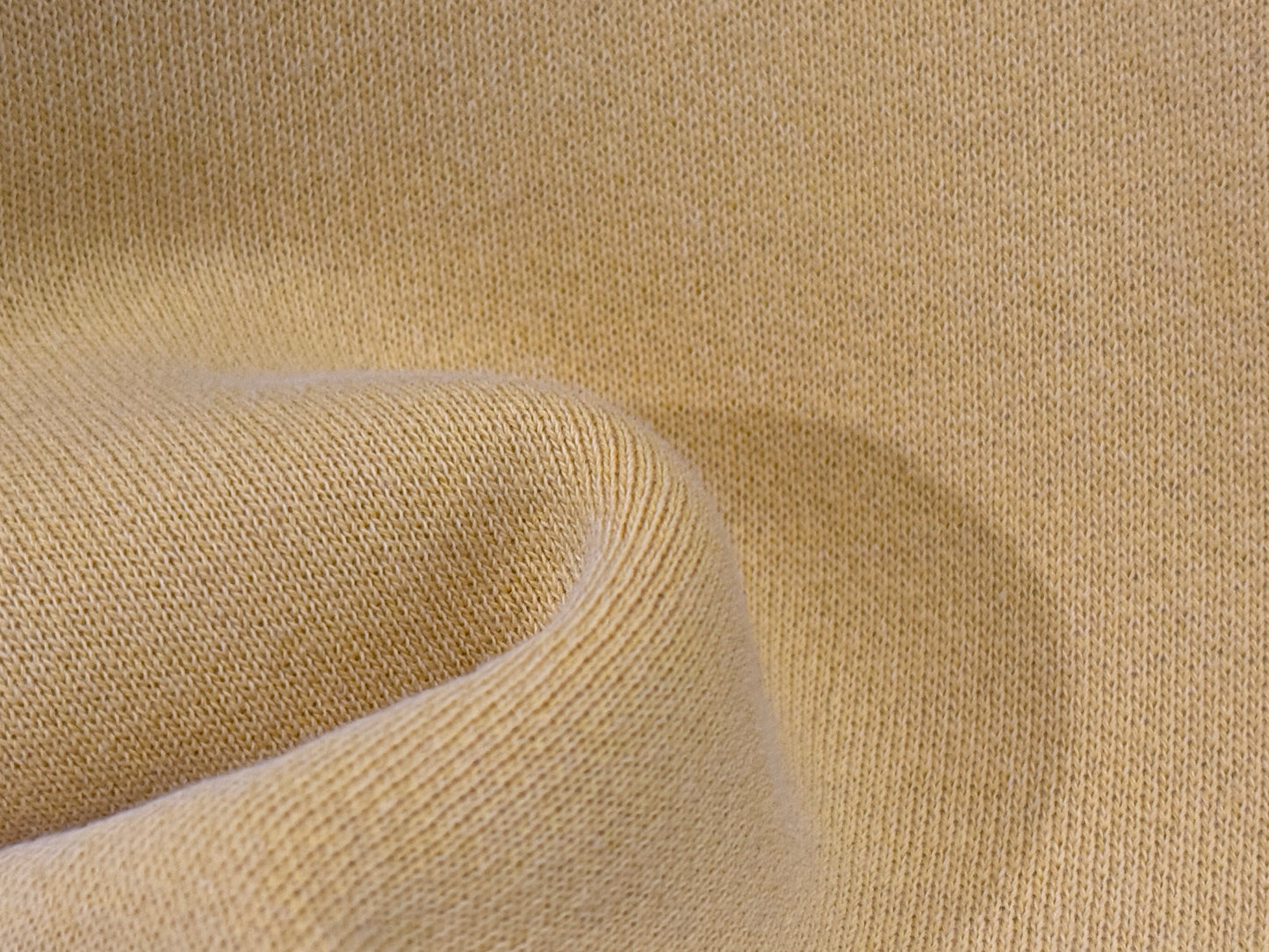 Soft Mustard cropped Hoodie