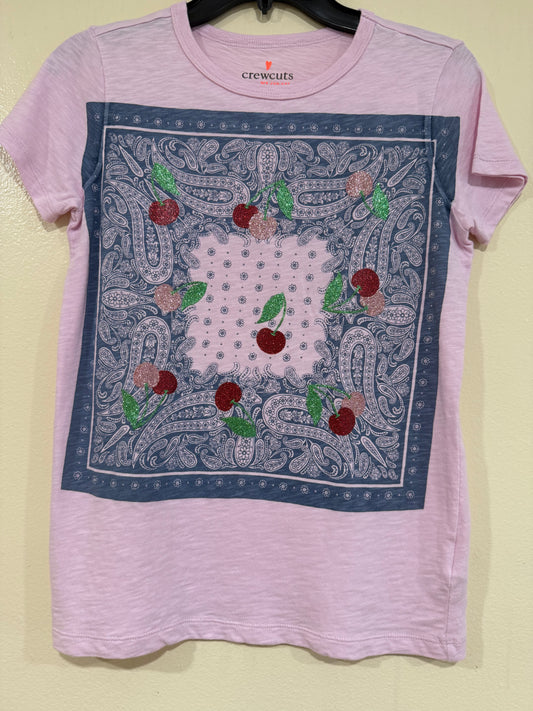 j crew jr's pink graphic t shirt