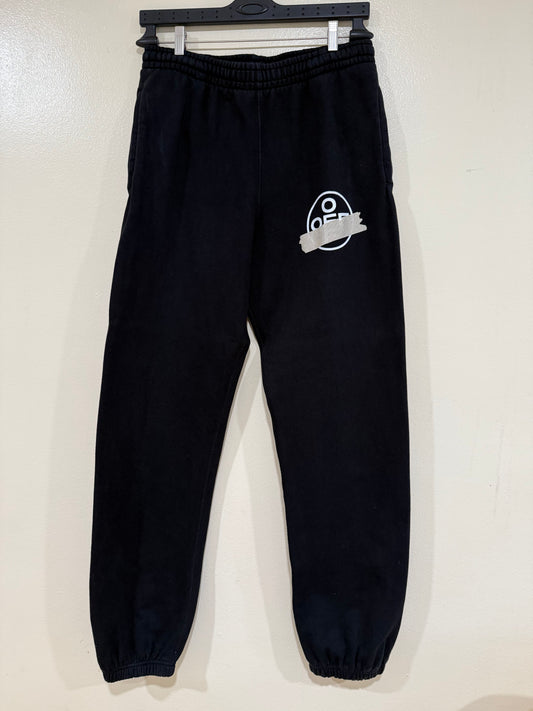 off white sweat pants